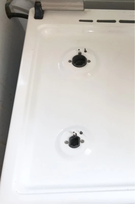 After steam cleaning